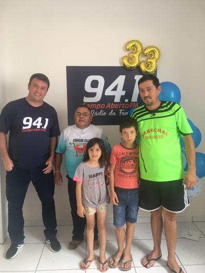 Campo Abeto FM está com programação especial dos 33 anos